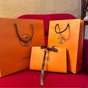 Louis Vuitton, Cartier,Hermes, Chanel gift bags and boxes